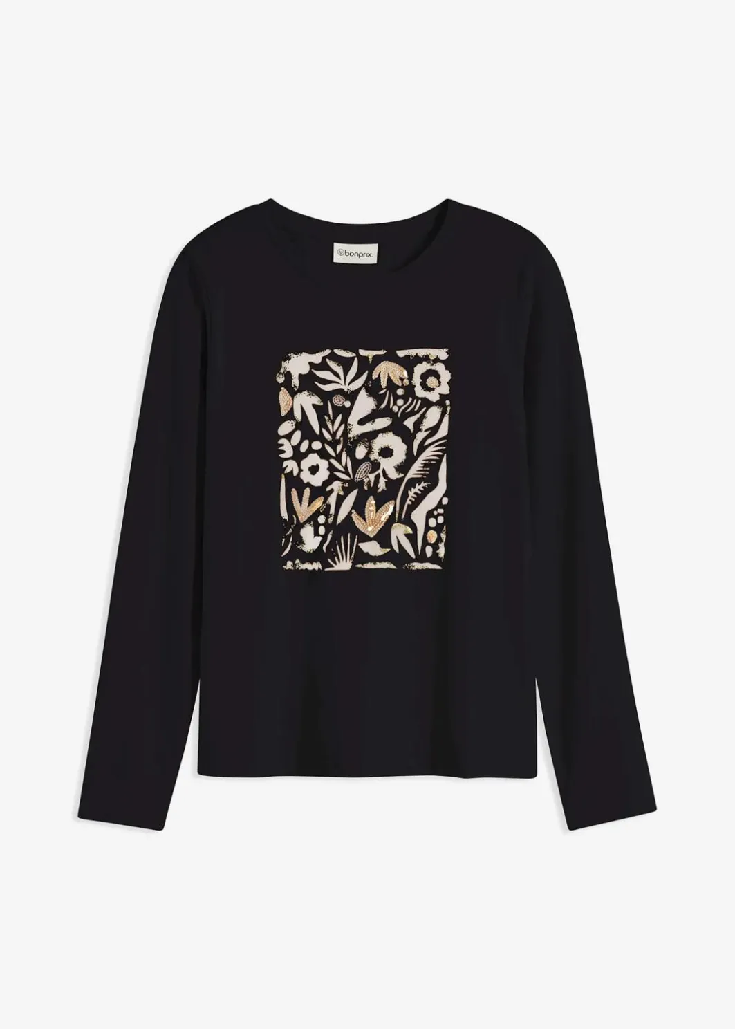 Discount Langarmshirt mit Bio-Baumwolle Damen Shirts & Tops