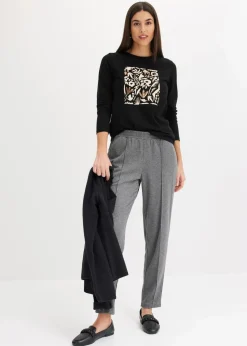 Discount Langarmshirt mit Bio-Baumwolle Damen Shirts & Tops