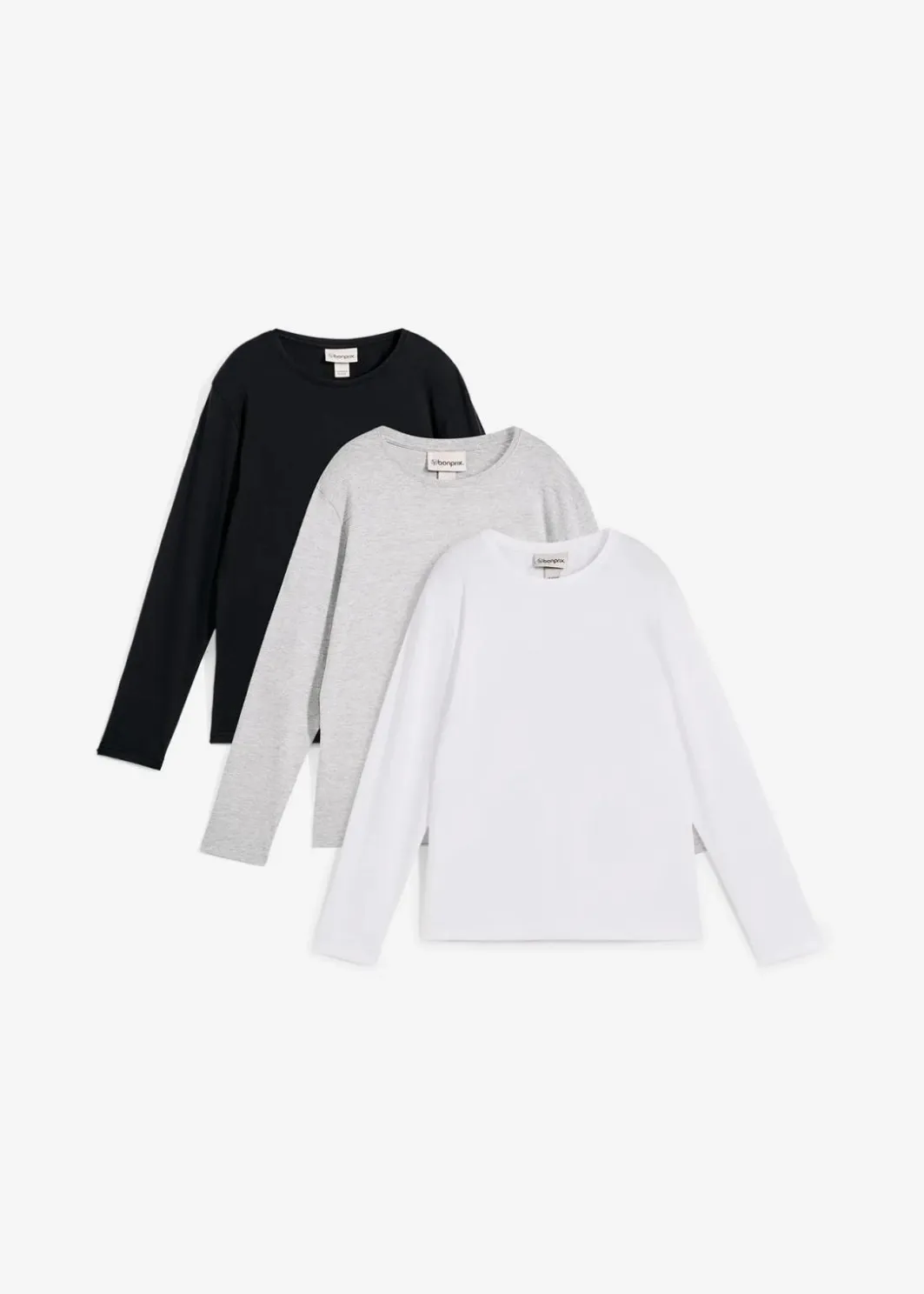 Discount Langarmshirt mit Bio-Baumwolle (3er Pack) Kinder Jungen 2-8 Jahre·Nachhaltigere Materialien|Jungen 9-16 Jahre·Shirts