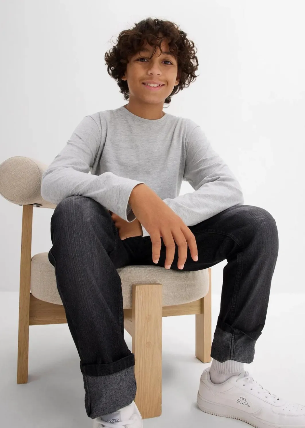 Discount Langarmshirt mit Bio-Baumwolle (3er Pack) Kinder Jungen 2-8 Jahre·Nachhaltigere Materialien|Jungen 9-16 Jahre·Shirts