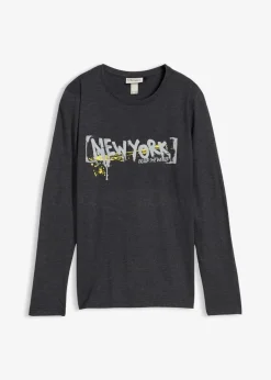 Kinder bonprix Jungen 9-16 Jahre·Shirts|Langarmshirt mit Druck
