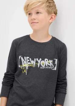 Kinder bonprix Jungen 9-16 Jahre·Shirts|Langarmshirt mit Druck