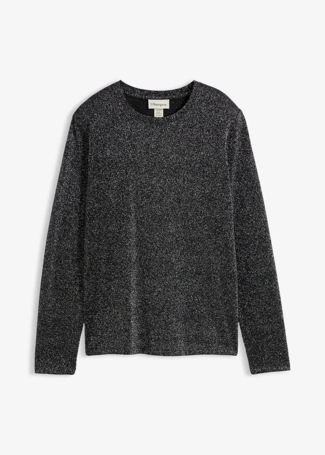 Sale Langarmshirt mit Glitzergarn Damen Shirts & Tops