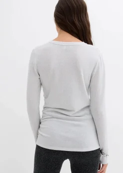 Best Langarmshirt mit Raffungen Damen Shirts & Tops