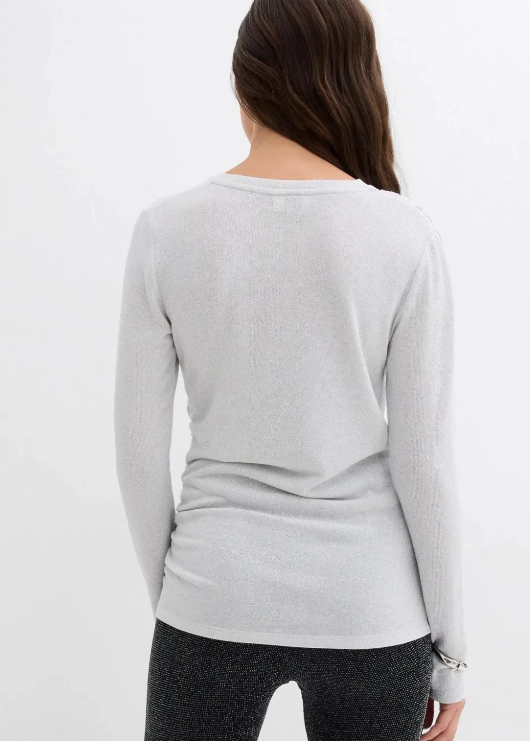 Best Langarmshirt mit Raffungen Damen Shirts & Tops