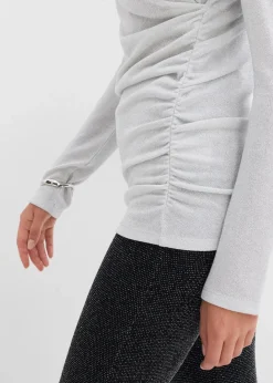 Best Langarmshirt mit Raffungen Damen Shirts & Tops