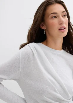 Best Langarmshirt mit Raffungen Damen Shirts & Tops