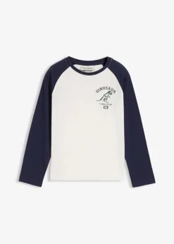 Kinder bonprix Jungen 2-8 Jahre·Nachhaltigere Materialien|Jungen 2-8 Jahre·Shirts|Langarmshirt mit Raglanärmeln aus reiner Bio-Baumwolle