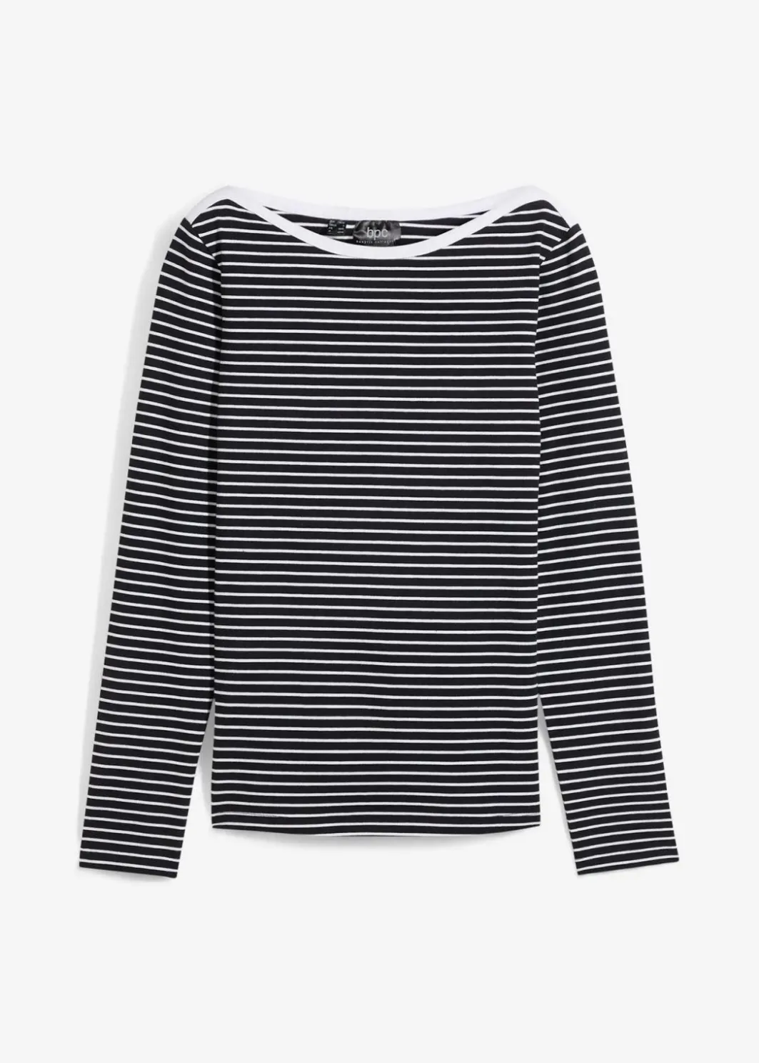 Damen bonprix Bekleidung·Röcke|Basics|Langarmshirt mit reiner Bio-Baumwolle