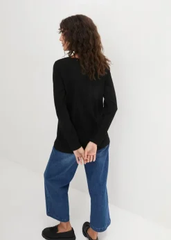 Sale Langarm-Shirt mit reiner Bio-Baumwolle Damen Bekleidung·Röcke|Nachhaltigere Materialien