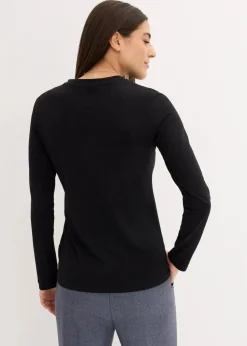 Online Langarmshirt mit reiner Bio-Baumwolle (2er Pack) Damen Bekleidung·Röcke|Basics