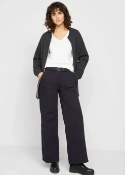 New Langarmshirt mit reiner Bio-Baumwolle Damen Bekleidung·Röcke|Basics