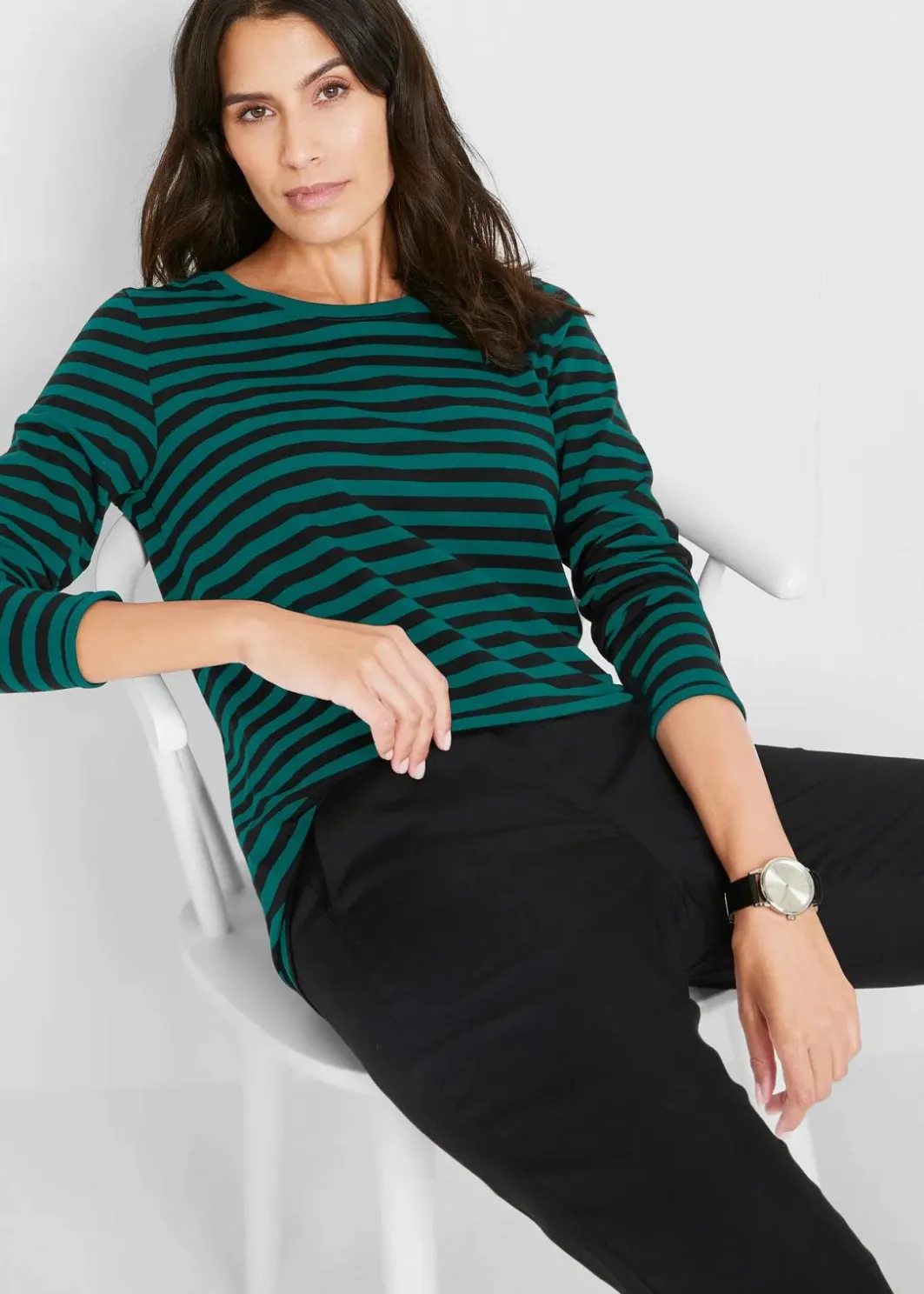 Hot Langarmshirt mit reiner Bio-Baumwolle Damen Bekleidung·Röcke|Nachhaltigere Materialien