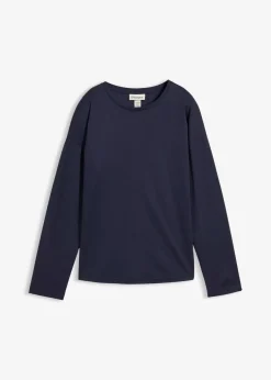 Damen bonprix Premium|Shirts & Tops|Langarmshirt mit Seidenanteil