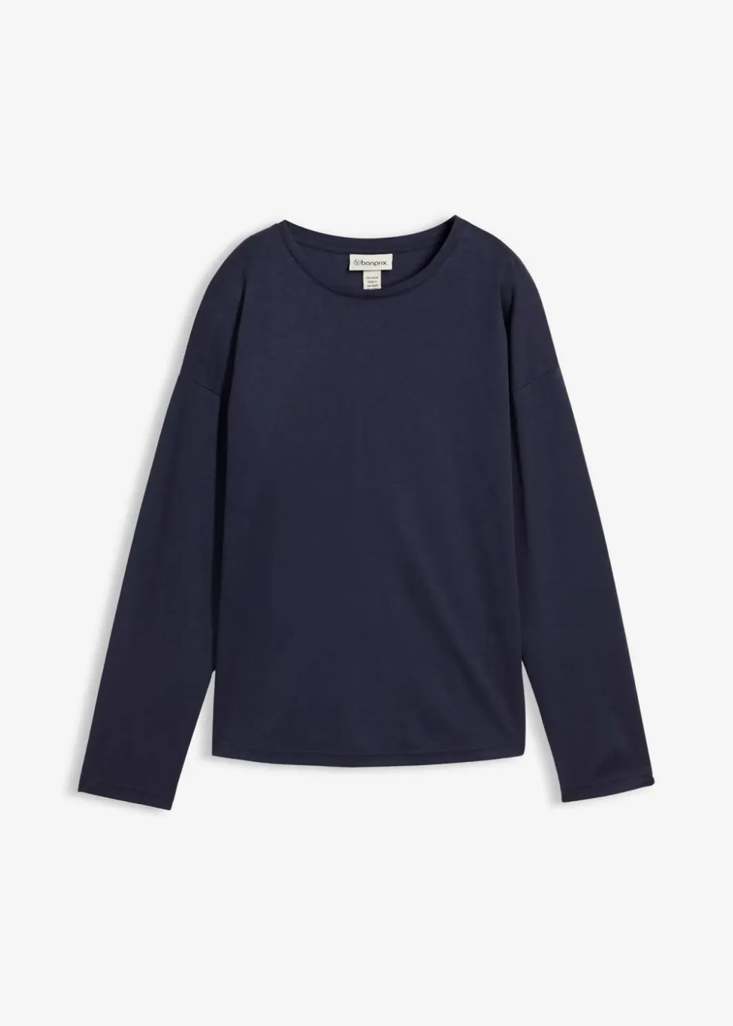 Damen bonprix Premium|Shirts & Tops|Langarmshirt mit Seidenanteil