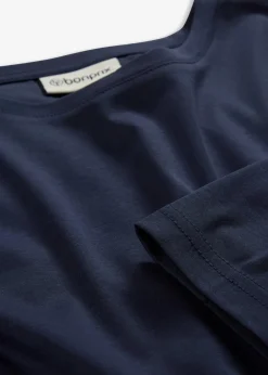 Damen bonprix Premium|Shirts & Tops|Langarmshirt mit Seidenanteil