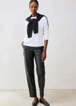 Damen bonprix Shirts & Tops|Premium|Langarmshirt mit Seidenanteil