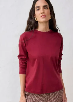 Best Langarmshirt mit Seidenanteil Damen Premium|Shirts & Tops