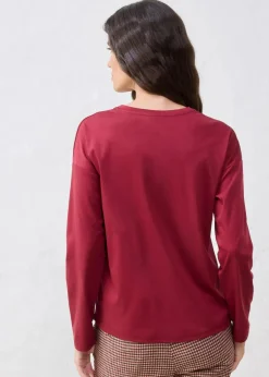 Best Langarmshirt mit Seidenanteil Damen Premium|Shirts & Tops