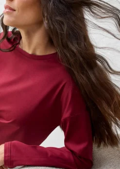 Best Langarmshirt mit Seidenanteil Damen Premium|Shirts & Tops