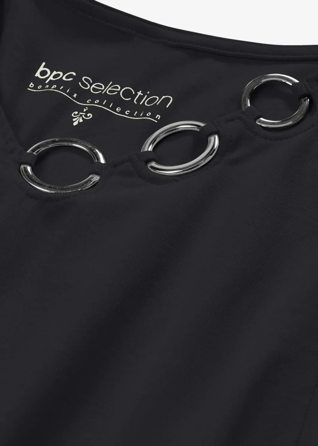 Damen bonprix Shirts & Tops|Langarmshirt mit Ösen