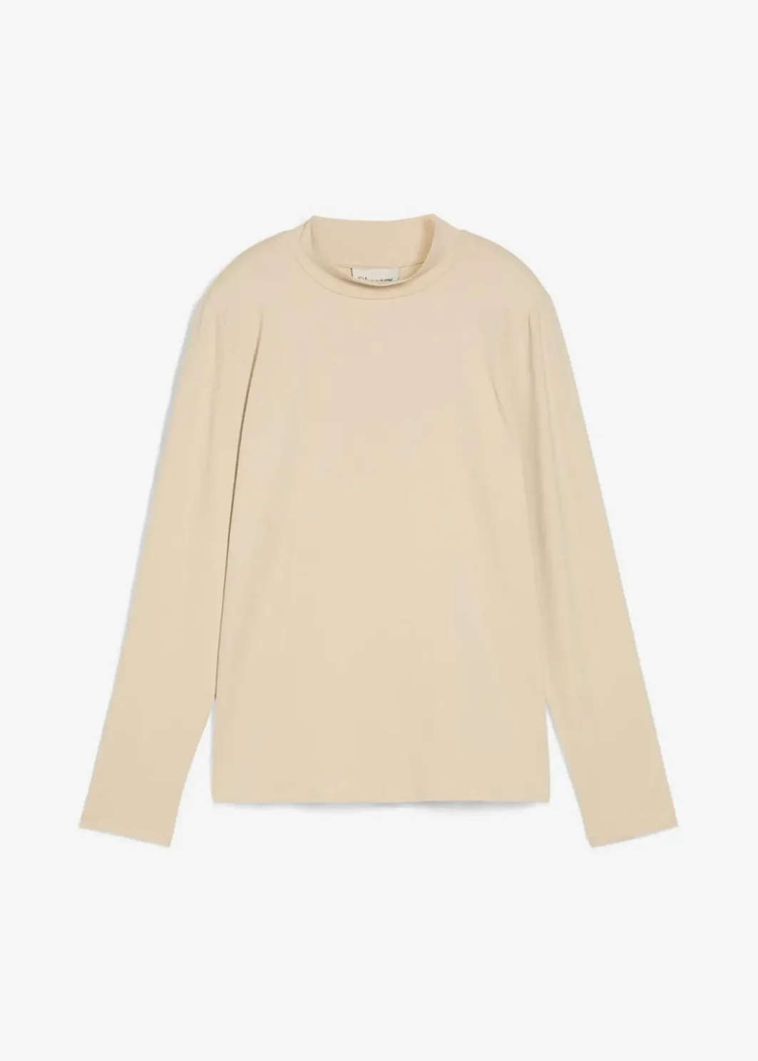 Clearance Langarmshirt mit Stehkragen mit recyceltem Polyamid Damen Shirts & Tops|Basics