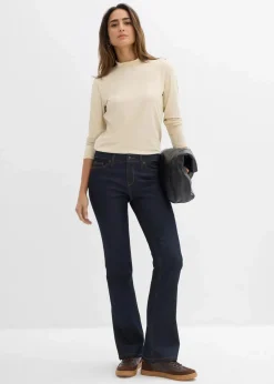 Clearance Langarmshirt mit Stehkragen mit recyceltem Polyamid Damen Shirts & Tops|Basics