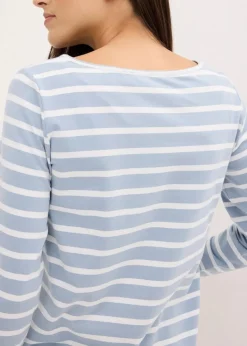 Outlet Langarmshirt mit U-Boot-Ausschnitt (2er Pack) Damen Bekleidung·Röcke|Basics