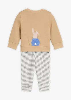 Clearance Langarmshirt und Sweathose aus reiner Bio-Baumwolle (2-tlg.Set) Kinder Hosen & Leggings|Shirts & Pullover