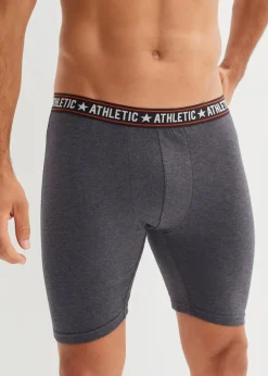 Herren bonprix Boxershorts|Große Größen|Lange Boxershorts eng mit Baumwolle (2er Pack)