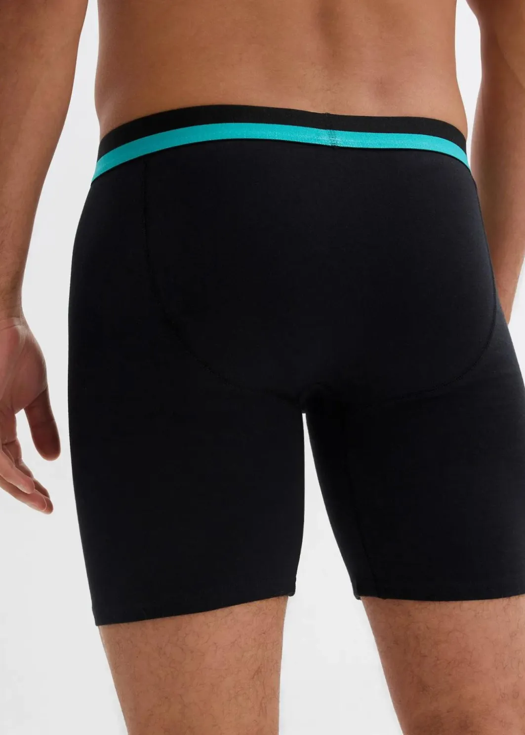 Herren bonprix Boxershorts|Wäsche|Lange Boxershorts eng mit weicher Baumwolle (2er Pack)