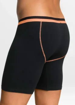 Herren bonprix Boxershorts|Große Größen|Lange Boxershorts eng mit Baumwolle (2er Pack)
