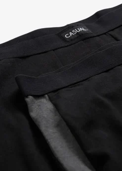 Herren bonprix Boxershorts|Große Größen|Lange Boxershorts eng mit Baumwolle (2er Pack)