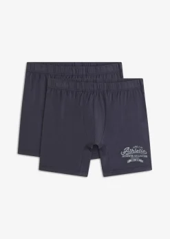 Herren bonprix Boxershorts|Große Größen|Lange Boxershorts eng mit Bio-Baumwolle (2er Pack)