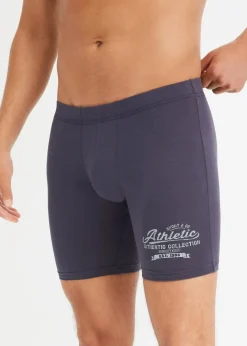 Herren bonprix Boxershorts|Große Größen|Lange Boxershorts eng mit Bio-Baumwolle (2er Pack)