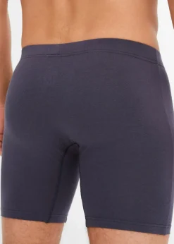 Herren bonprix Boxershorts|Große Größen|Lange Boxershorts eng mit Bio-Baumwolle (2er Pack)