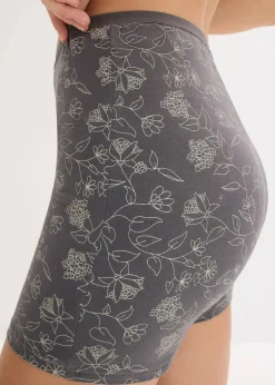 Damen bonprix Wäsche·Baumwollunterwäsche|Wäsche·Höschen|Lange Damen Boxer (4er Pack)
