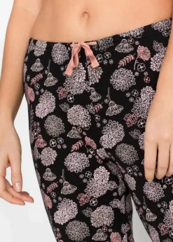 Hot Lange Pyjamahose aus reiner Bio-Baumwolle(2er Pack) Damen Wäsche·Nachtwäsche|Nachhaltigere Materialien