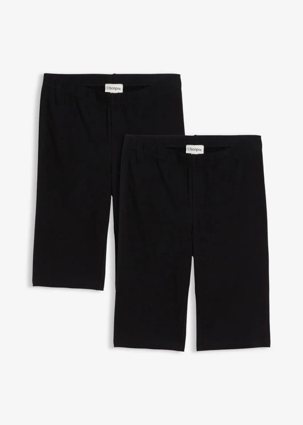 Damen bonprix Wäsche·Radler & Oberschenkelschutz|Bekleidung·Röcke|Lange Radlerhose (2er Pack)