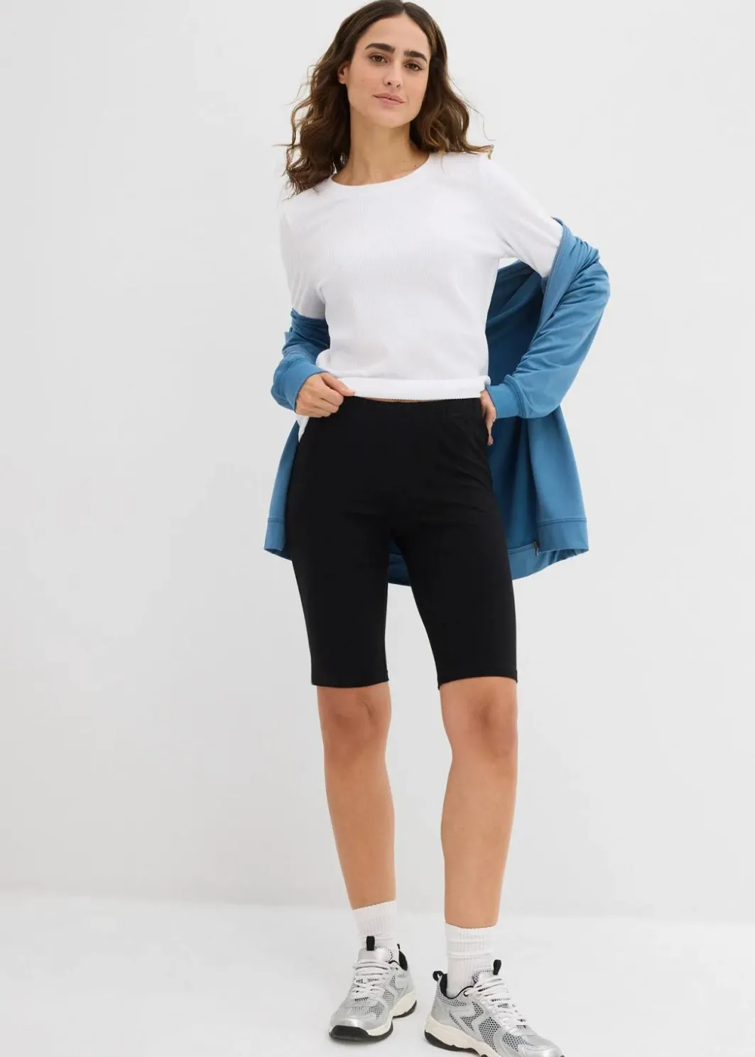 Damen bonprix Wäsche·Radler & Oberschenkelschutz|Bekleidung·Röcke|Lange Radlerhose (2er Pack)