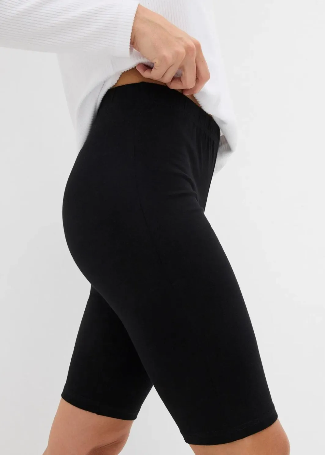 Damen bonprix Wäsche·Radler & Oberschenkelschutz|Bekleidung·Röcke|Lange Radlerhose (2er Pack)