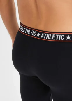 Herren bonprix Pyjamas|Boxershorts|Lange Unterhose in 3/4 Länge mit Baumwolle (2er Pack)