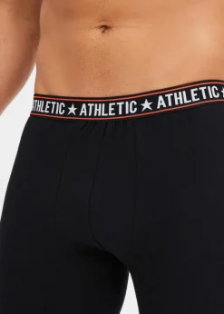 Herren bonprix Pyjamas|Boxershorts|Lange Unterhose in 3/4 Länge mit Baumwolle (2er Pack)