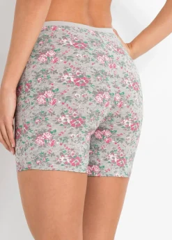 Damen bonprix Wäsche·Höschen|Höschen|Lange Unterhose mit hohem Bund (4er Pack)