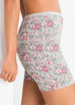 Damen bonprix Wäsche·Höschen|Höschen|Lange Unterhose mit hohem Bund (4er Pack)