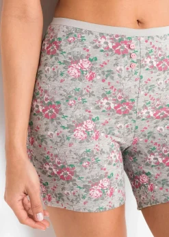 Damen bonprix Wäsche·Höschen|Höschen|Lange Unterhose mit hohem Bund (4er Pack)