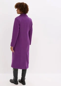 Damen bonprix Jacken & Mäntel|Bekleidung·Hosen|Langer Mantel in Wolloptik