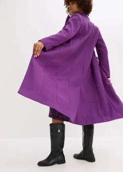 Damen bonprix Jacken & Mäntel|Bekleidung·Hosen|Langer Mantel in Wolloptik