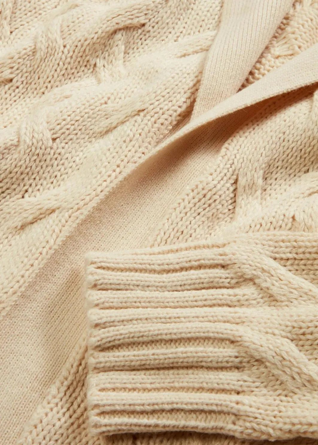 Online Langer Strickmantel aus Zopfstrick Damen Bekleidung·Umstandsmode|Pullover & Strickjacken