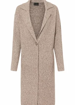 Outlet Langer Strickmantel im Loose Fit Damen Bekleidung·Umstandsmode|Strickmode